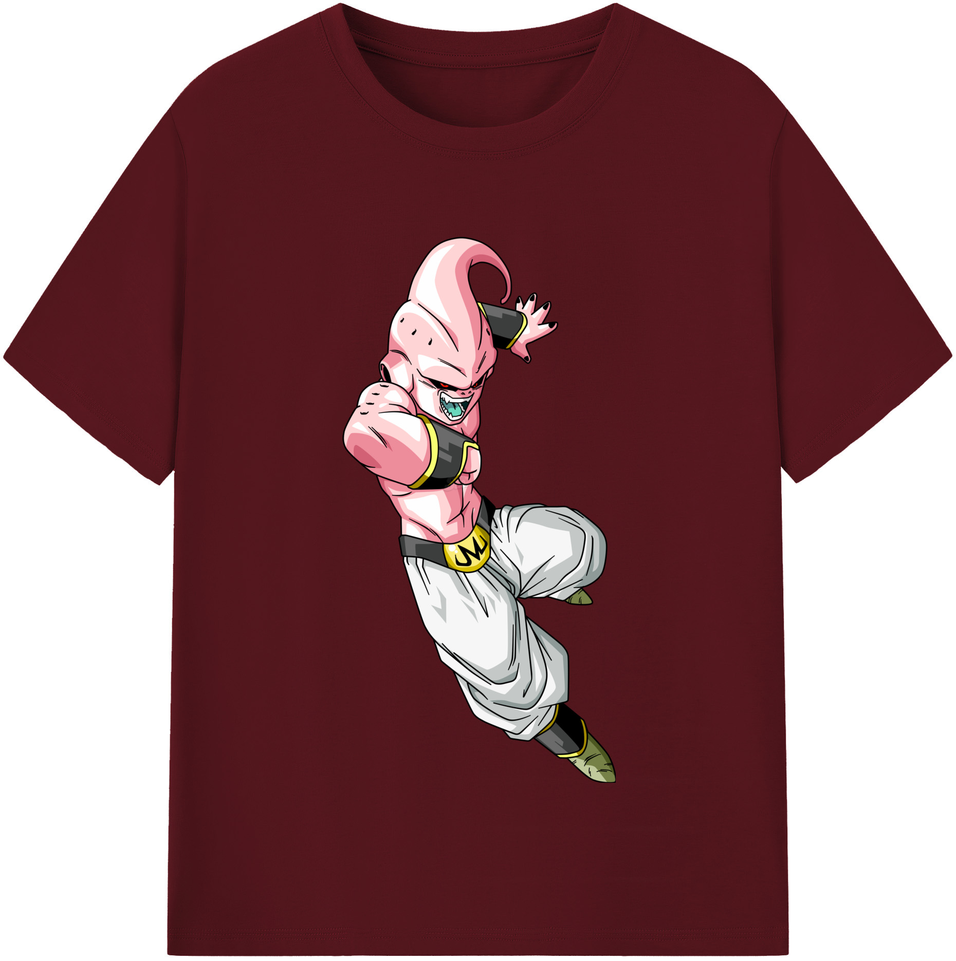 （画像用） ドラゴンボール 魔人ブウ DRAGON BALL Majin Buu 綿100％半袖Tシャツ（フロントプリント）